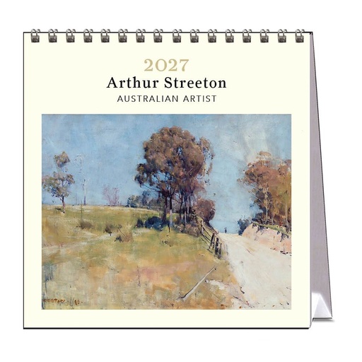 [B-VE-D27-AS-D] Vevoke Desk Calendar-Arthur Streeton-Australian Artist