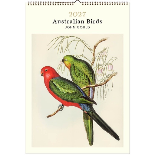 [B-VE-D27-JG1-P] Vevoke Poster Calendar-Australian Birds-John Gould