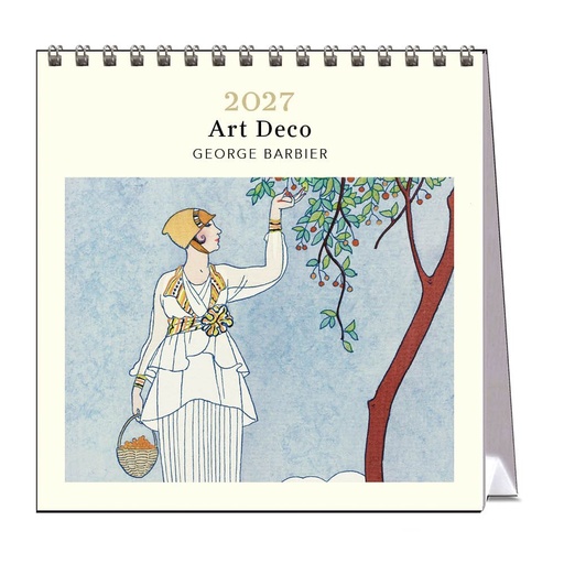 [C-VE-D27-AD-D] Vevoke Desk Calendar-Art Deco-George Barbier