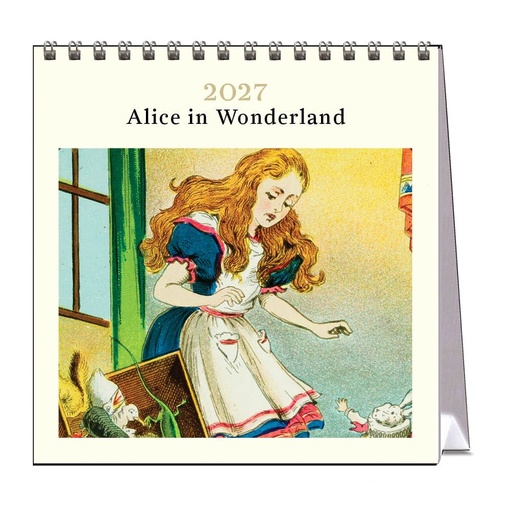 [C-VE-D27-AW-D] Vevoke Desk Calendar-Alice in Wonderland