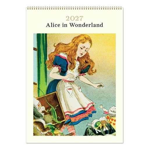 [C-VE-D27-AW-M] Vevoke Medium Calendar-Alice in Wonderland