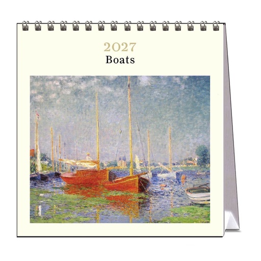 [C-VE-D27-BO-D] Vevoke Desk Calendar-Boats