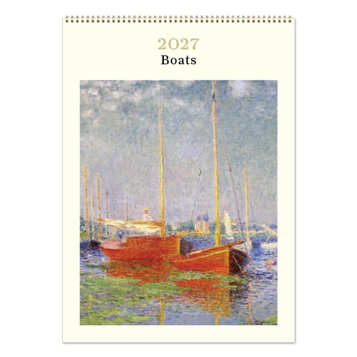 [C-VE-D27-BO-M] Vevoke Medium Calendar-Boats