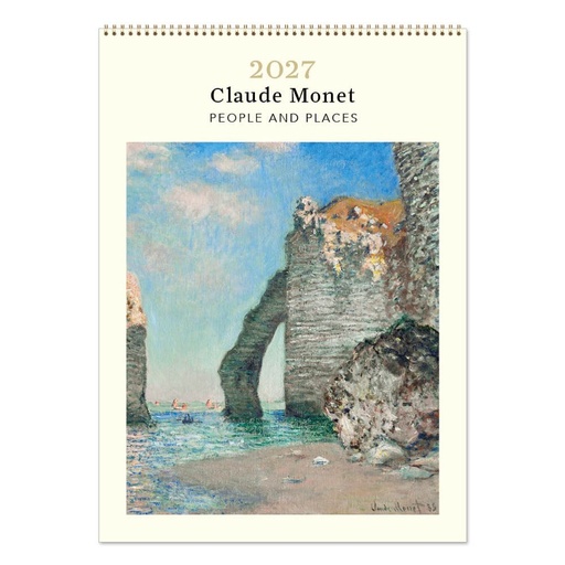 [C-VE-D27-CM3-M] Vevoke  Medium Calendar-Monet-People and Places