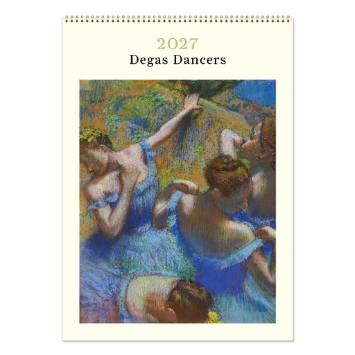 [C-VE-D27-DD-M] Vevoke Medium Calendar-Degas Dancers
