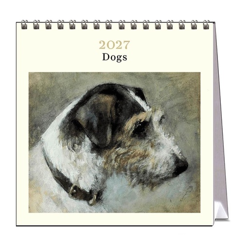 [C-VE-D27-DG-D] Vevoke Desk Calendar-Dogs