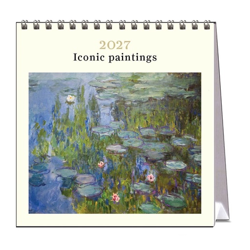 [C-VE-D27-IP-D] Vevoke Desk Calendar-Iconic Paintings