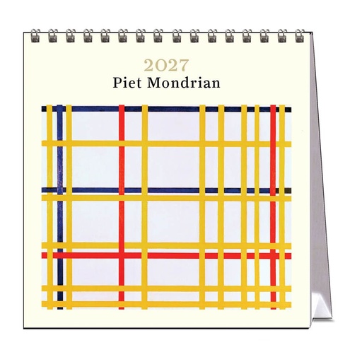 [C-VE-D27-MO-D] Vevoke Desk Calendar-Mondrian