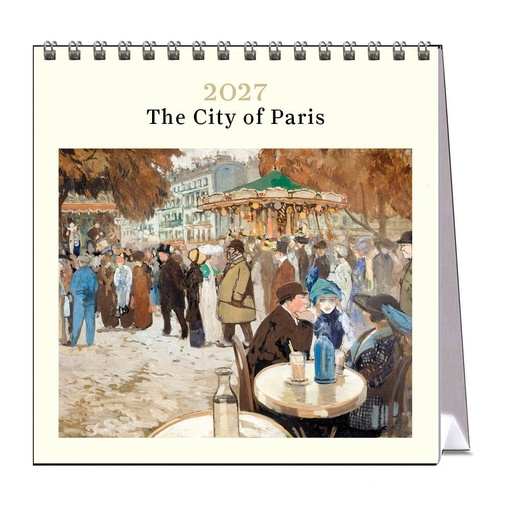 [C-VE-D27-PR-D] Vevoke Desk Calendar-The City of Paris