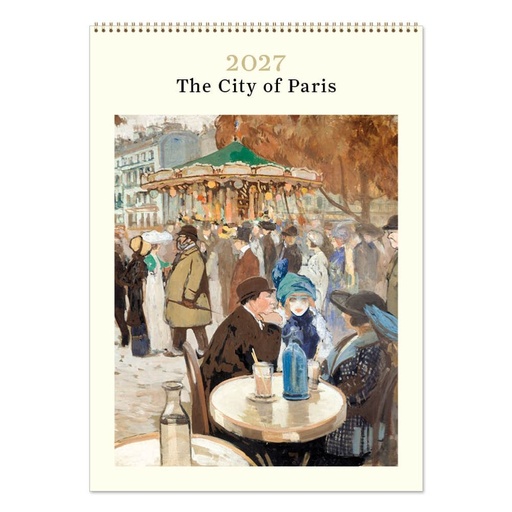 [C-VE-D27-PR-M] Vevoke Medium Calendar-The City of Paris