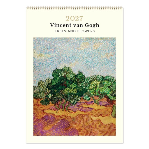 [C-VE-D27-VG2-M] Vevoke Medium Calendar-Van Gogh's Trees and Flowers