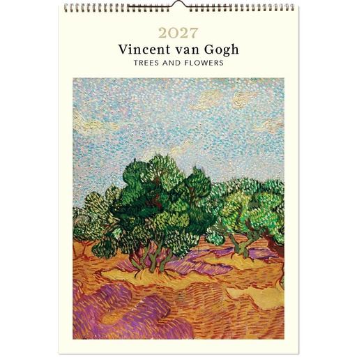 [C-VE-D27-VG2-P] Vevoke Poster Calendar-Van Gogh's Trees and Flowers