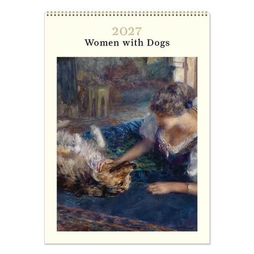 [C-VE-D27-WD-M] Vevoke Medium Calendar-Women with Dogs