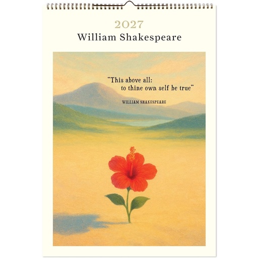 [C-VE-D27-WS-P] Vevoke Poster Calendar-William Shakespeare