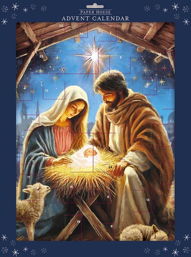 [AL-XCAL-1-AC0003] Advent Cal Lge Poster-Nativity