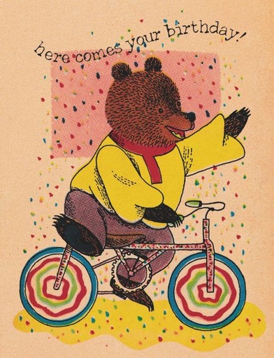 [RC-C-RSC3483] Card-Cycling Bear
