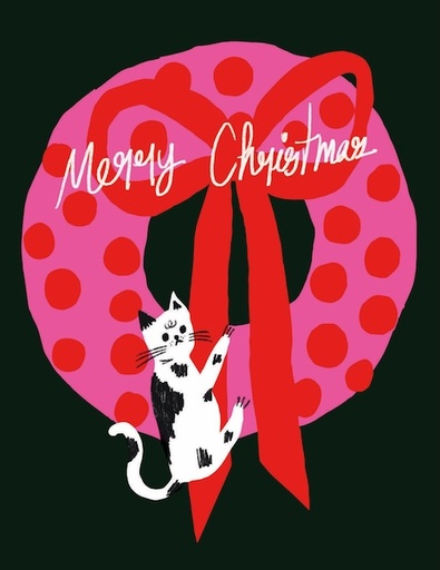 [BB-XC-0706] Card-Christmas Wreath