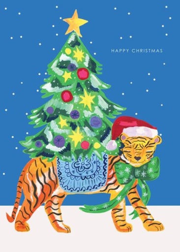 [HC-XC-474] Card-Tiger Xmas