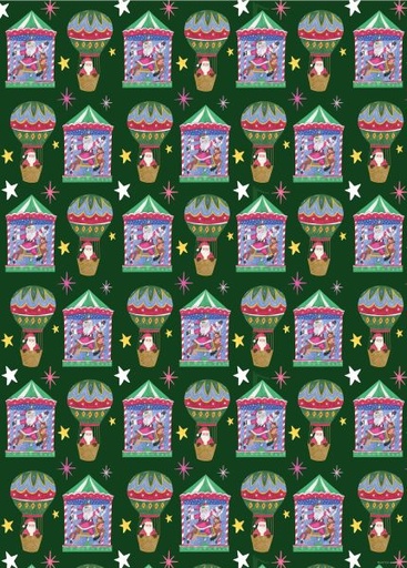 [HC-XW-021] Wrap-Santa Balloon Merry Go Round