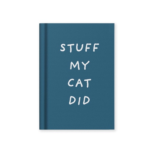 [OD-STN-OD-6-A7-14315] Hard Cover Tiny Notebook-Stuff My Cat Did