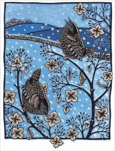 [CD-XCP-14-26] Card Pack of 6-Winter Wren