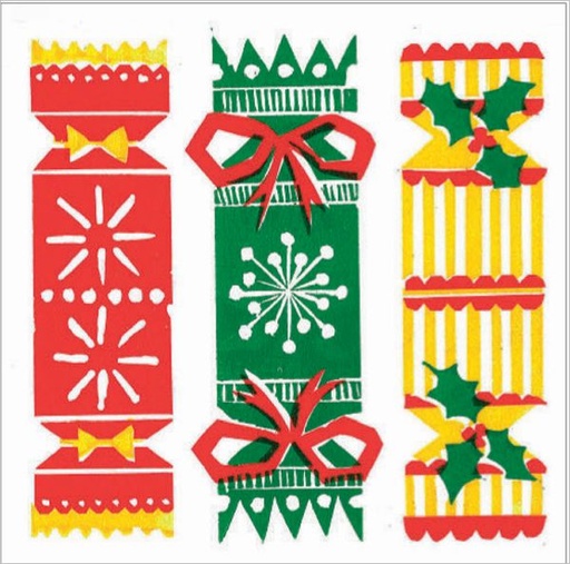 [CD-XCP-16-26] Card Pack of 6-Christmas Crackers
