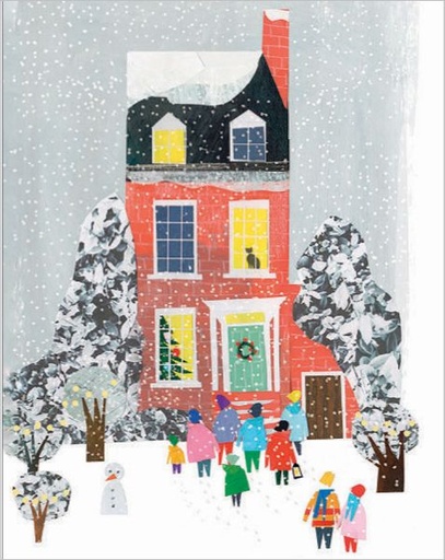 [CD-XCP-37-26] Card Pack of 6-Carol Singers