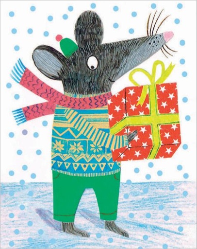 [CD-XCP-39-26] Card Pack of 6-Christmas Mouse