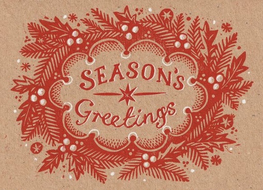 [CD-XCP-44-26] Card Pack of 6-Seasons Greetings