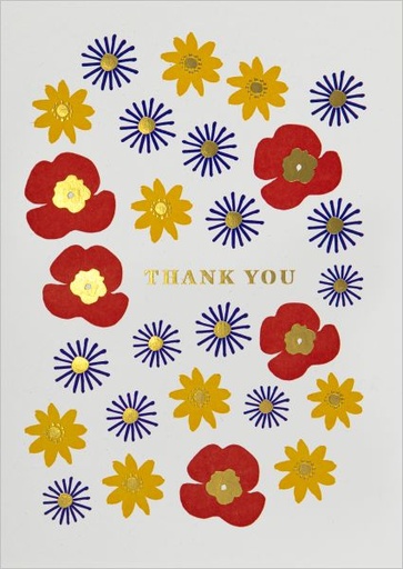 [AV-C-QP754] Foil Card-Meadow Thank You