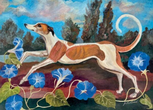 [CD-C-CDP052A-8] Card-Running Dog