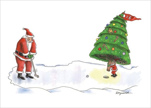 [NL-XC-AX005] Card-Santa Golf