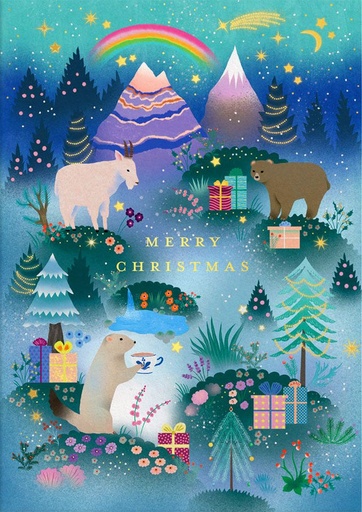 [OD-XC-CM13477] Foil Card-Christmas Mountain