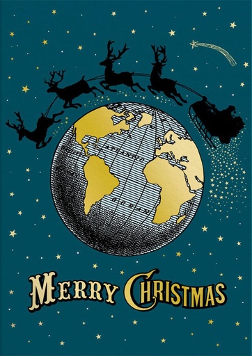 [OD-XC-CW13559] Foil Card-Christmas Globe