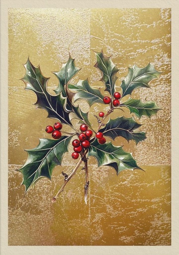 [OD-XC-NW13504] Foil Card-Holly