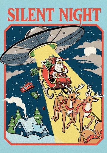 [OD-XC-SRH12775] Card-Silent Night UFO