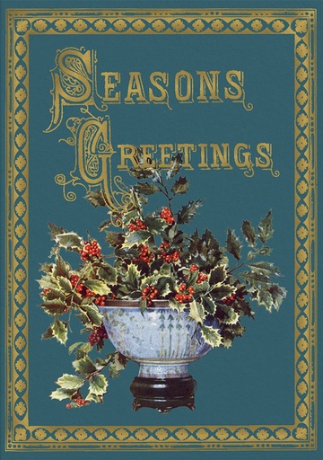 [OD-XC-VA13799] Foil Card-Seasons Greetings
