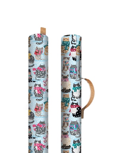 [OD-XWR-ARZ13529] Roll Wrap-Cats in Scarves