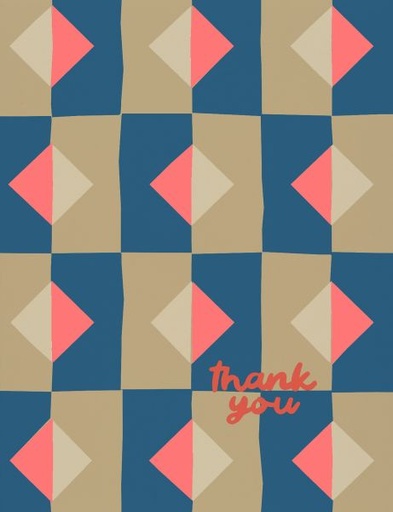 [RC-C-ZLL3316] Card-Thank You Diamonds