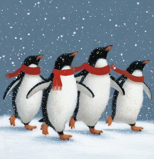 [AM-XCP-0167] Card Pack of 6-Happy Feet