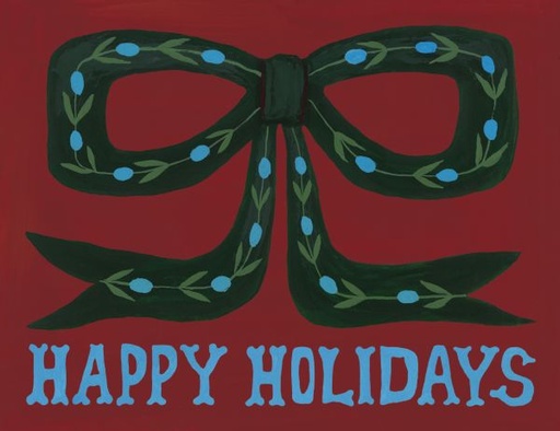 [RC-XC-EMY3676] Card-Holiday Bow