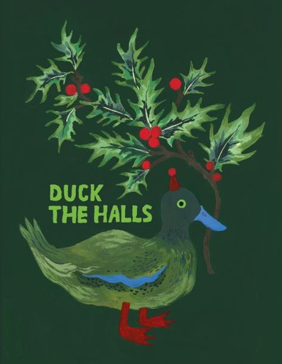 [RC-XC-EMY3678] Card-Duck The Halls