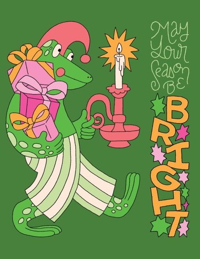 [RC-XC-FIS3683] Card-Frog Christmas