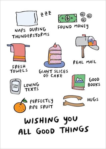 [KW-C-PBD105] Card-Wishing All Good Things