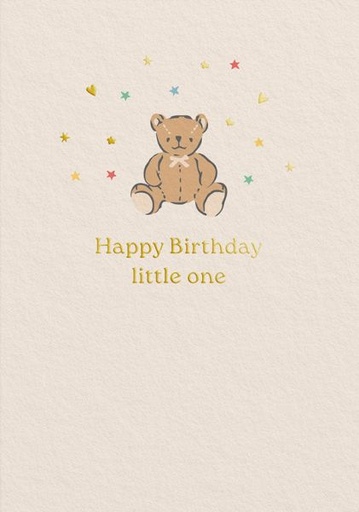 [CK-C-14410] Foil Card-Birthday Little One