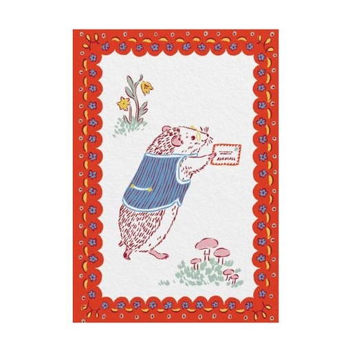 [OD-MC-ET14006] Mini Card-Hedgehog