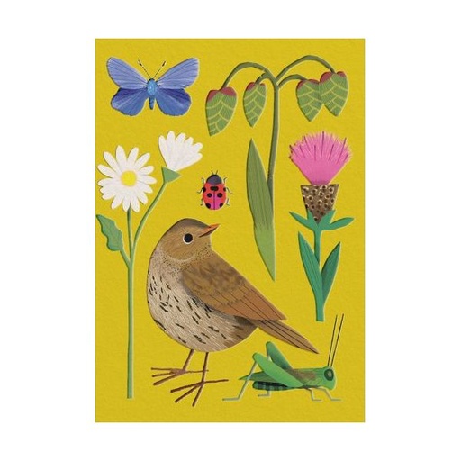 [OD-MC-NDL14360] Mini Embossed Card-Meadowland