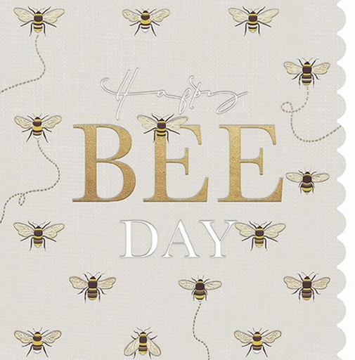 [GB-C-SA1885-LD] Foil Card-Happy Bee Day