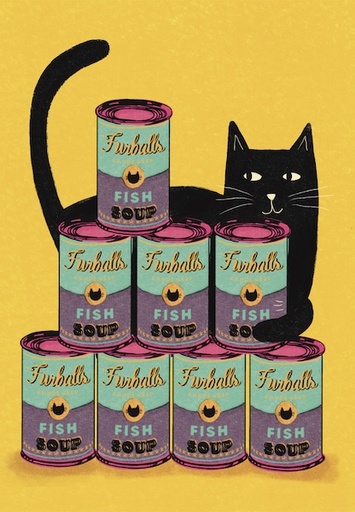 [NG-CC-AW100] Card-Andy Pawhol Tinned Soup