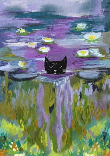 [NG-CC-CM102] Card-Claws Monet Purple Water